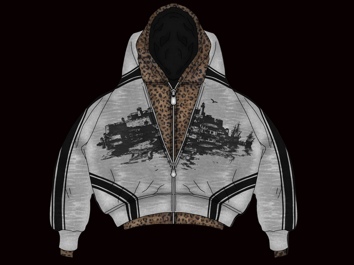 port royal winter zip up