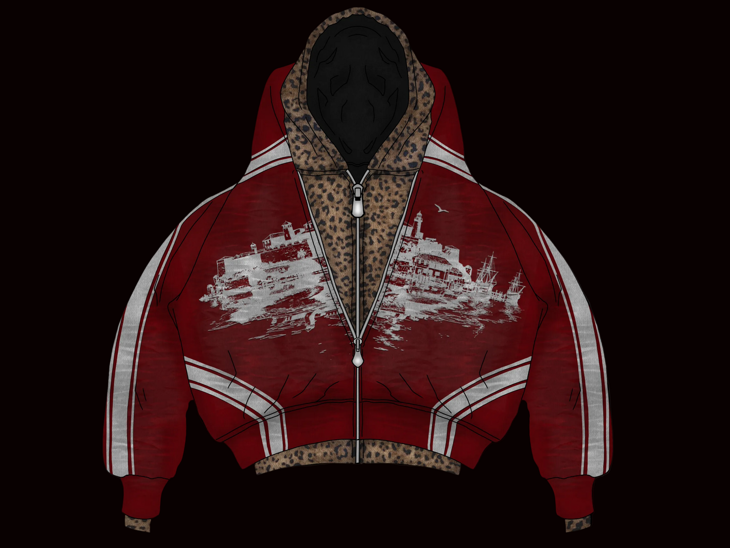 port royal winter zip up